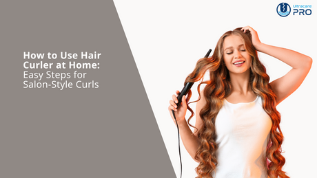 how to use hair curler at home