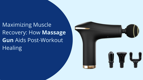 Massage gun for muscle recovery
