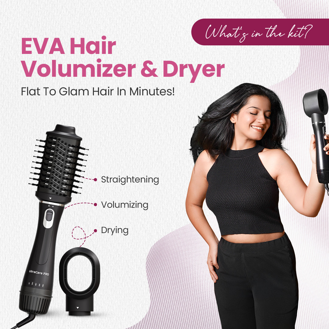 Self Care Combo (MOI + EVA Hair Volumizer and Dryer + EVA Callus Remover )