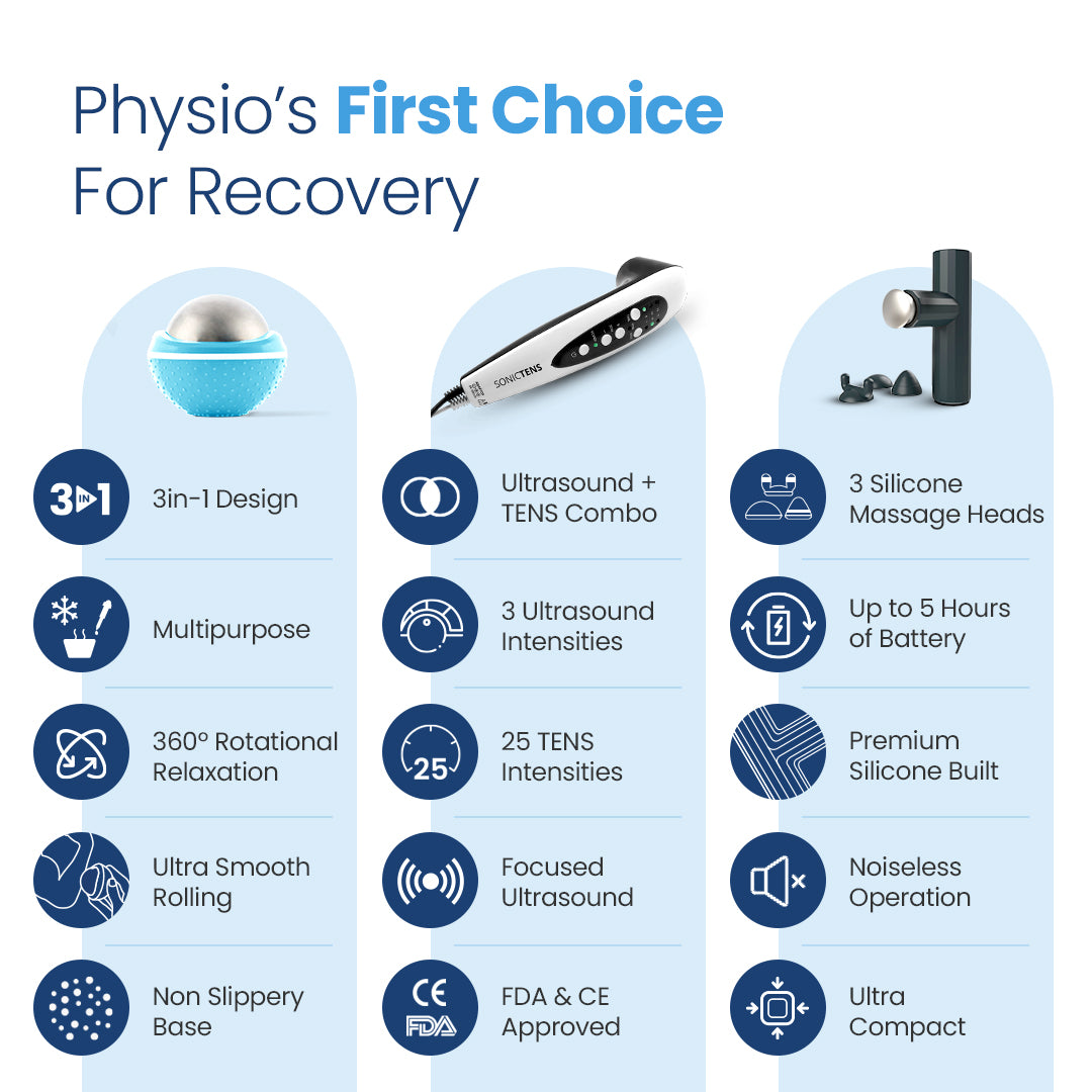 Physio Care Advanced (SONICTENS + UltraGun PRO + UltraCool Ball)