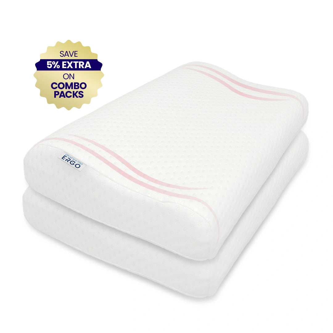 Orthopedic cervical pillow for proper neck support and comfortable sleep posture