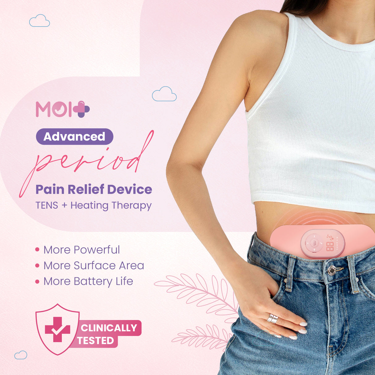MOI Plus: Advanced Period Pain Relief Device