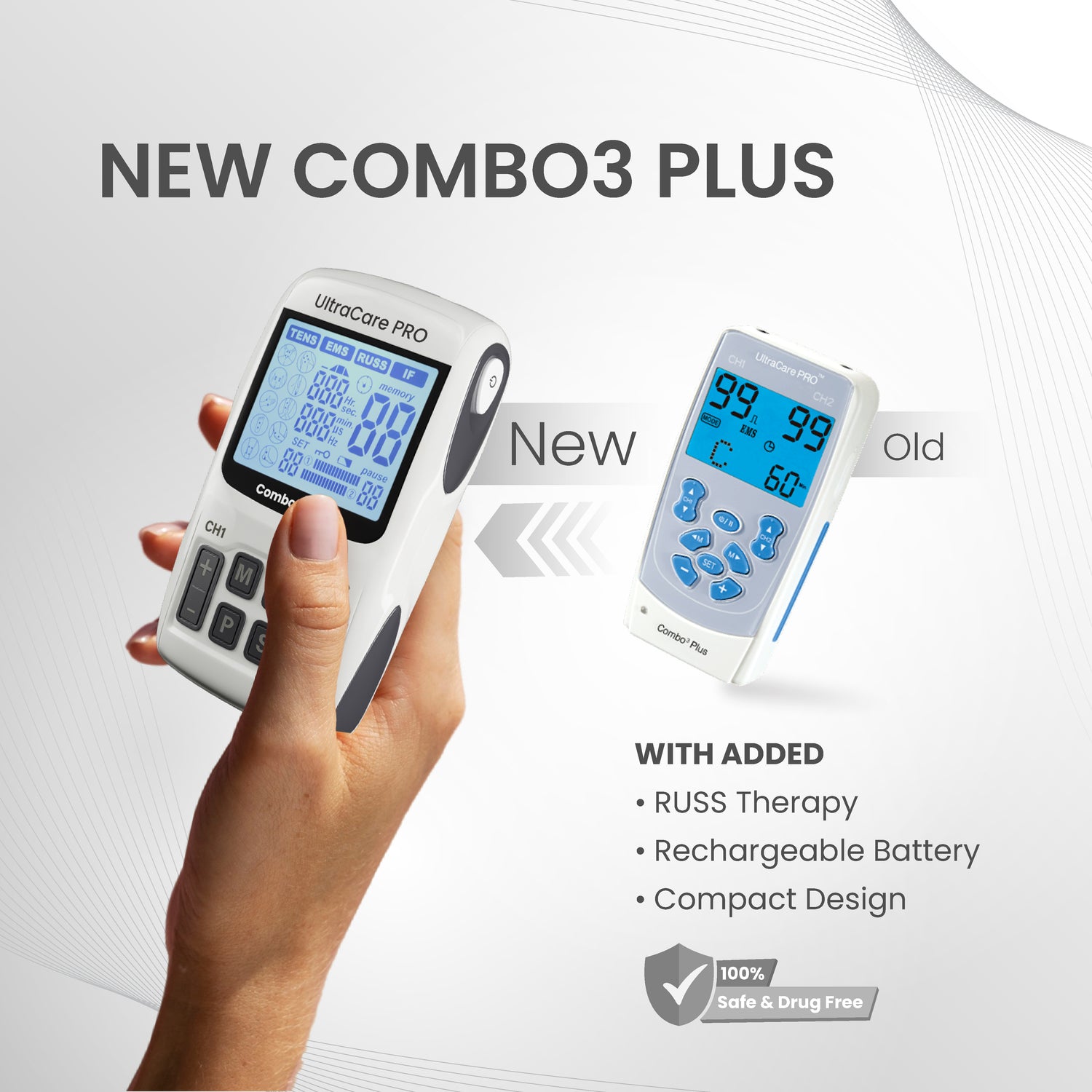 COMBO3 PLUS: 4 in 1 IFT Physiotherapy Machine