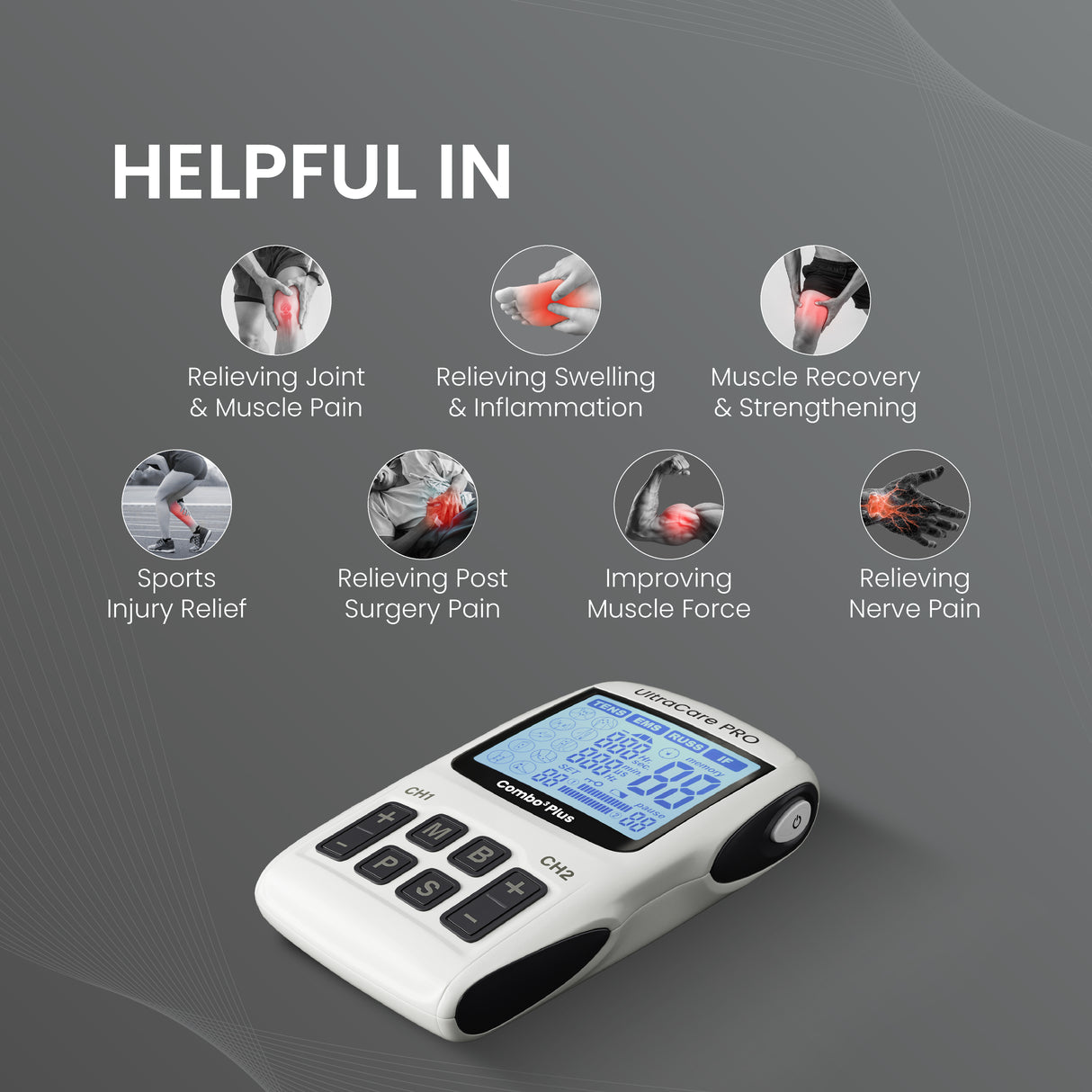 COMBO3 PLUS: 4 in 1 IFT Physiotherapy Machine