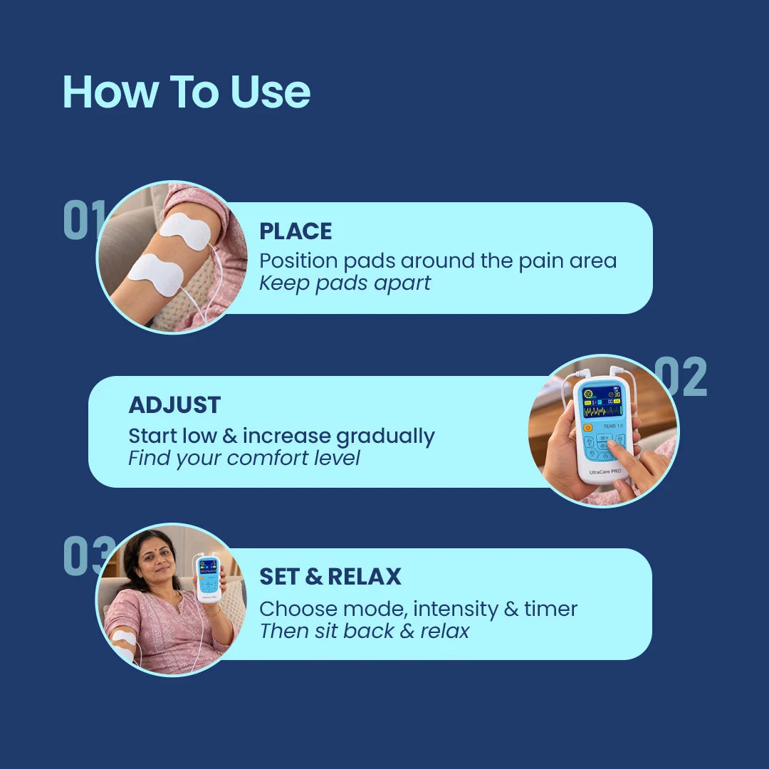 TENS 1.0 Curve : Portable TENS Device