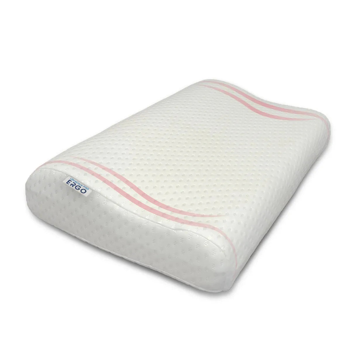 ERGO cervical memory foam pillow for neck pain relief and orthopedic sleeping posture support
