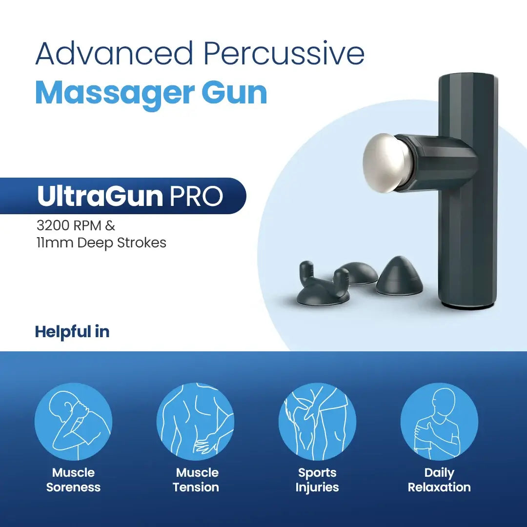 Advanced percussive massager gun