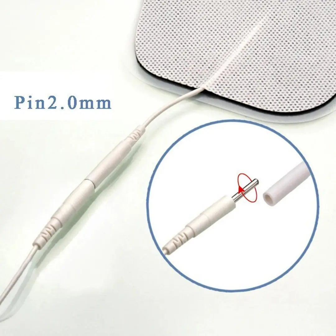 UltraCare PRO TENS Electrode Pad 2mm Pin Connector Compatible Replacement Pad for TENS Machines