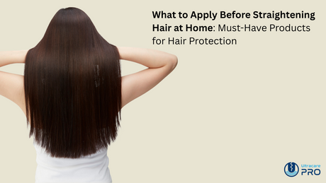 What to Apply Before Straightening Hair at Home