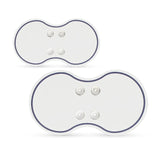 4 pin magnetic TENS electrode pad for wireless TENS machine muscle stimulation and pain relief therapy