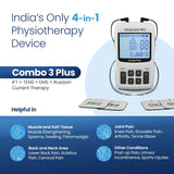 Combo3 Plus 4-in-1 physiotherapy device for pain relief and muscle recovery