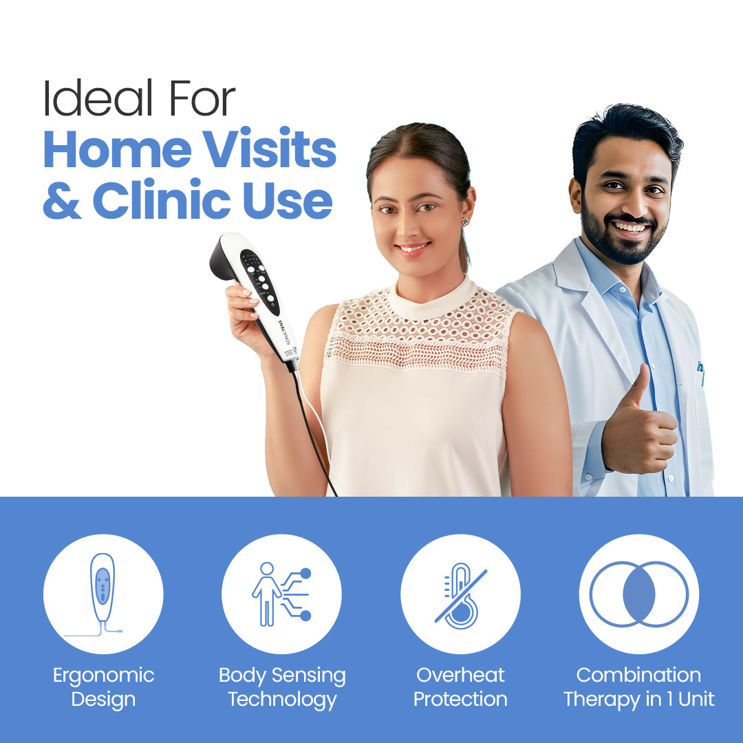 SONICTENS : Combination of Therapeutic Ultrasound & TENS in 1 Device