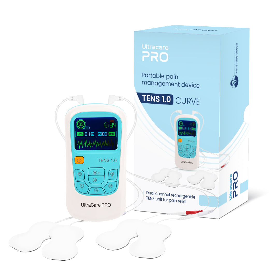 TENS 1.0 Curve: Portable TENS Machine Physiotherapy