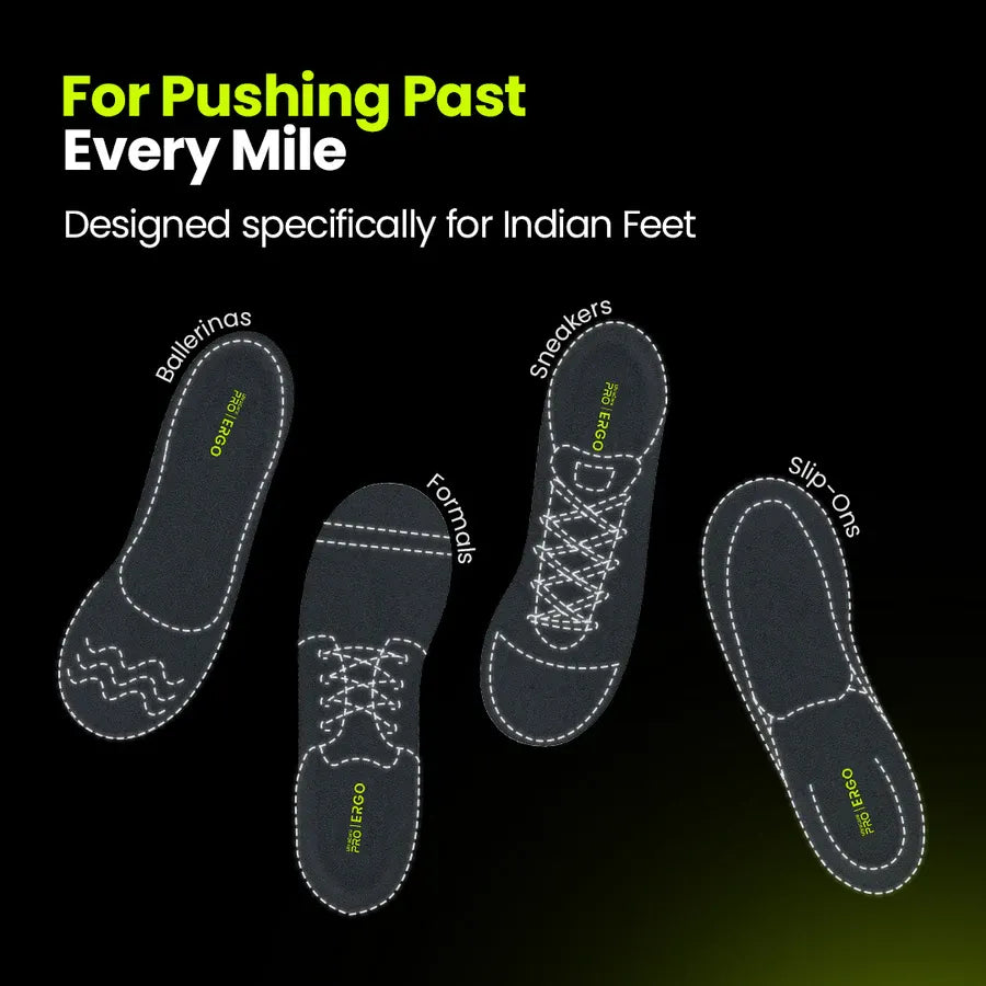 Insoles design for indian feet