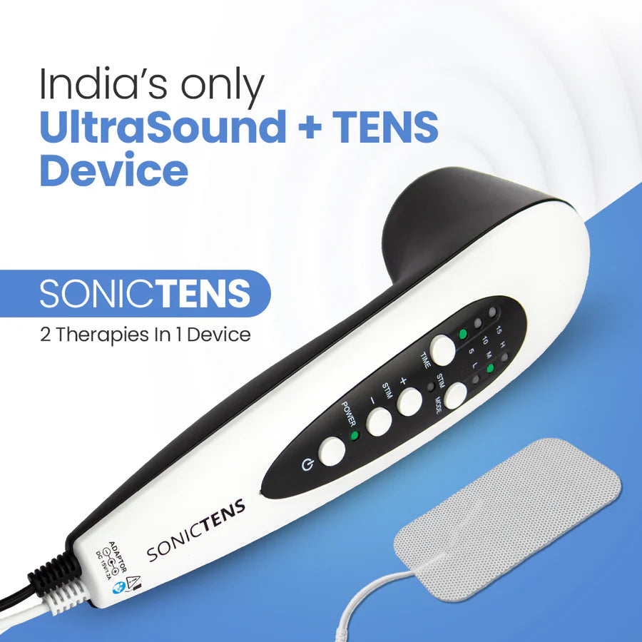 SONICTENS is India's only UltraSound + TENS device. 