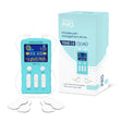 UltraCare PRO TENS 1.0 QUAD portable pain relief machine with dual channel rechargeable TENS therapy device for home use.
