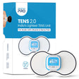 UltraCare PRO TENS 2.0 wireless pain relief device for muscle, joint, back, neck, and nerve pain management at home.