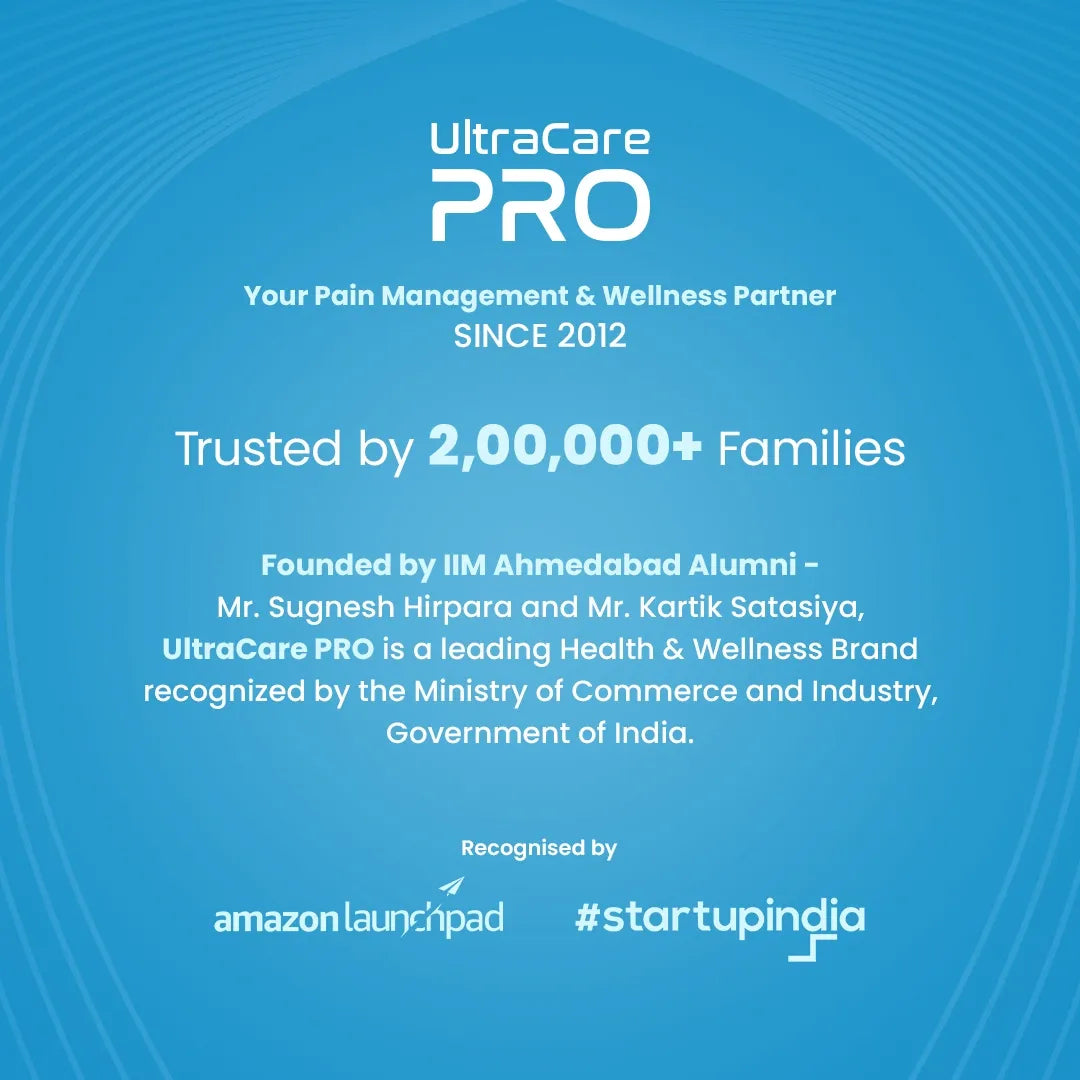UltraCare PRO wellness brand trusted by 2 lakh families for pain relief, physiotherapy, and healthcare devices in India.