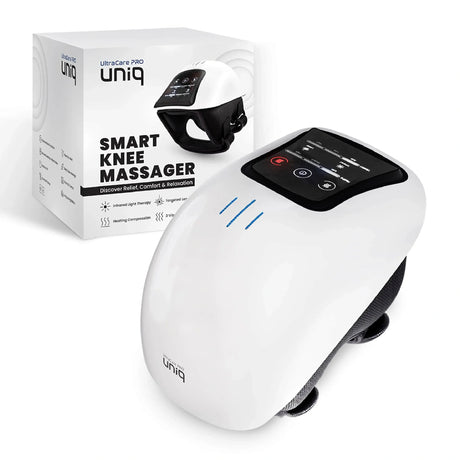 UltraCare PRO smart knee massager with heat therapy, vibration, and infrared for knee pain relief and joint recovery