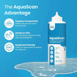 AquaScan Ultrasound Gel Superior Conductivity Hypoallergenic Gentle on Skin Equipment Friendly