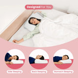Ergonomic cervical pillow for side sleeping, back sleeping, and neck support comfort