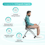 Orthopedic Expert Designed Lumbar Support Pillow – Corrects Posture, Reduces Back Pain, Relieves Sciatica