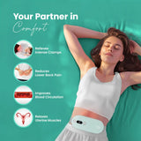 UltraCare PRO EVA period pain relief device helps reduce cramps, back pain, and discomfort with soothing heat therapy.