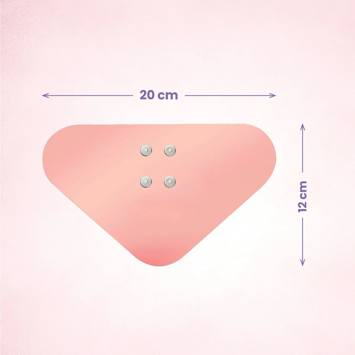 UltraCare PRO MOI Electrode Pad 20x12cm Triangle Shape Replacement Pad for Period Pain Relief