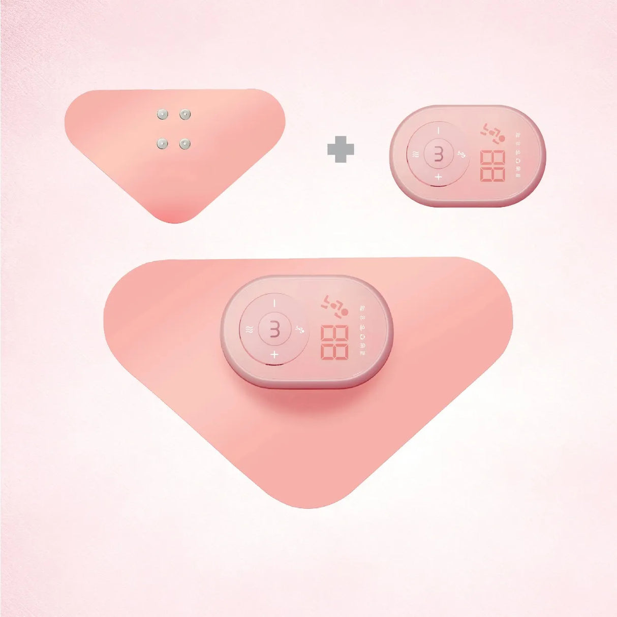 UltraCare PRO MOI Replacement Electrode Pad with Wireless Period Pain Relief Device Controller