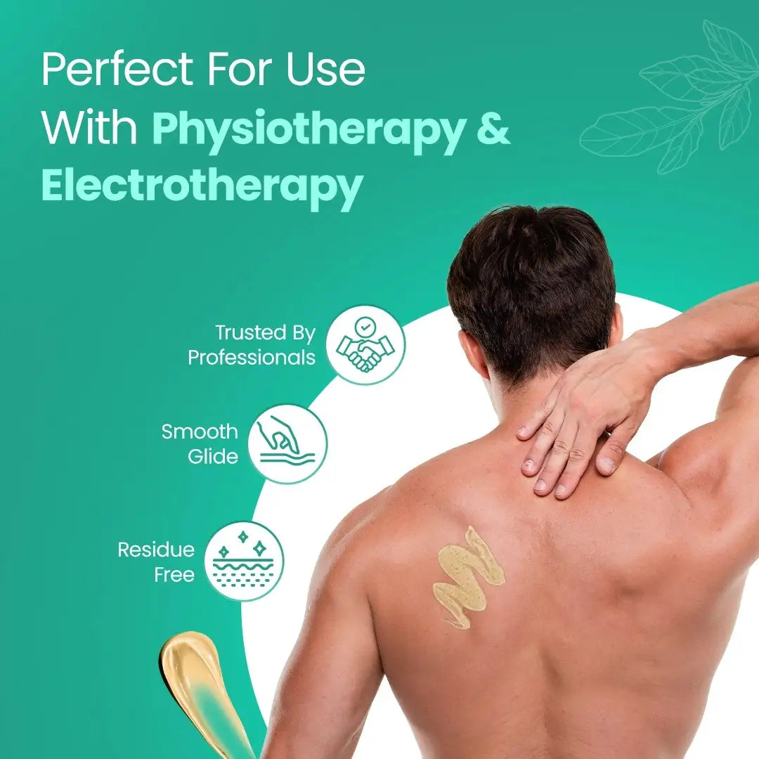UltraCare PRO NatureCure Herbal Ultrasound Gel for Physiotherapy Electrotherapy Smooth Glide Residue Free