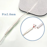 UltraCare PRO TENS Electrode Pad 2mm Pin Connector Compatible Replacement Pad for TENS Machines