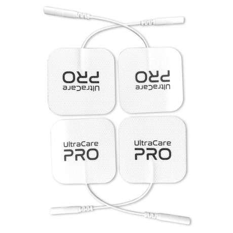 UltraCare PRO TENS Electrode Pads Set of 4 Self Adhesive Replacement Pads for TENS EMS Devices