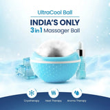 UltraCare PRO UltraCool Ball 3 in 1 Massager Ball with Cryotherapy Heat Therapy and Aroma Therapy