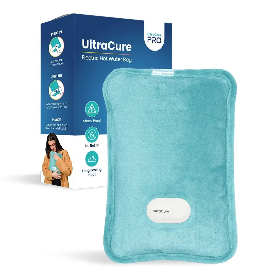 UltraCare PRO UltraCure Electric Hot Water Bag Shockproof No Refill Long Lasting Heat with Packaging