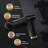 UltraCare PRO UltraGun Massage Gun - 1 Touch Operation, 400g Lightweight, 25W Noiseless Motor, 1 Year Warranty - Handheld Percussion Massager