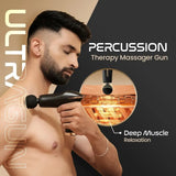 UltraCare PRO UltraGun Percussion Therapy Massager Gun for Deep Muscle Relaxation - Handheld Electric Body Massager for Pain Relief and Recovery