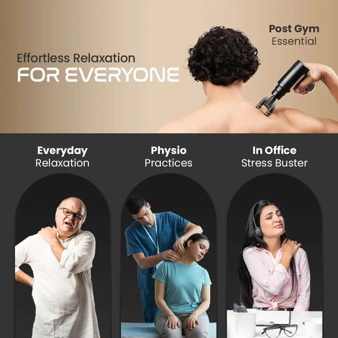 UltraGun PRO Percussion Massage Gun for Post Gym Recovery Everyday Relaxation Physio and Office Use